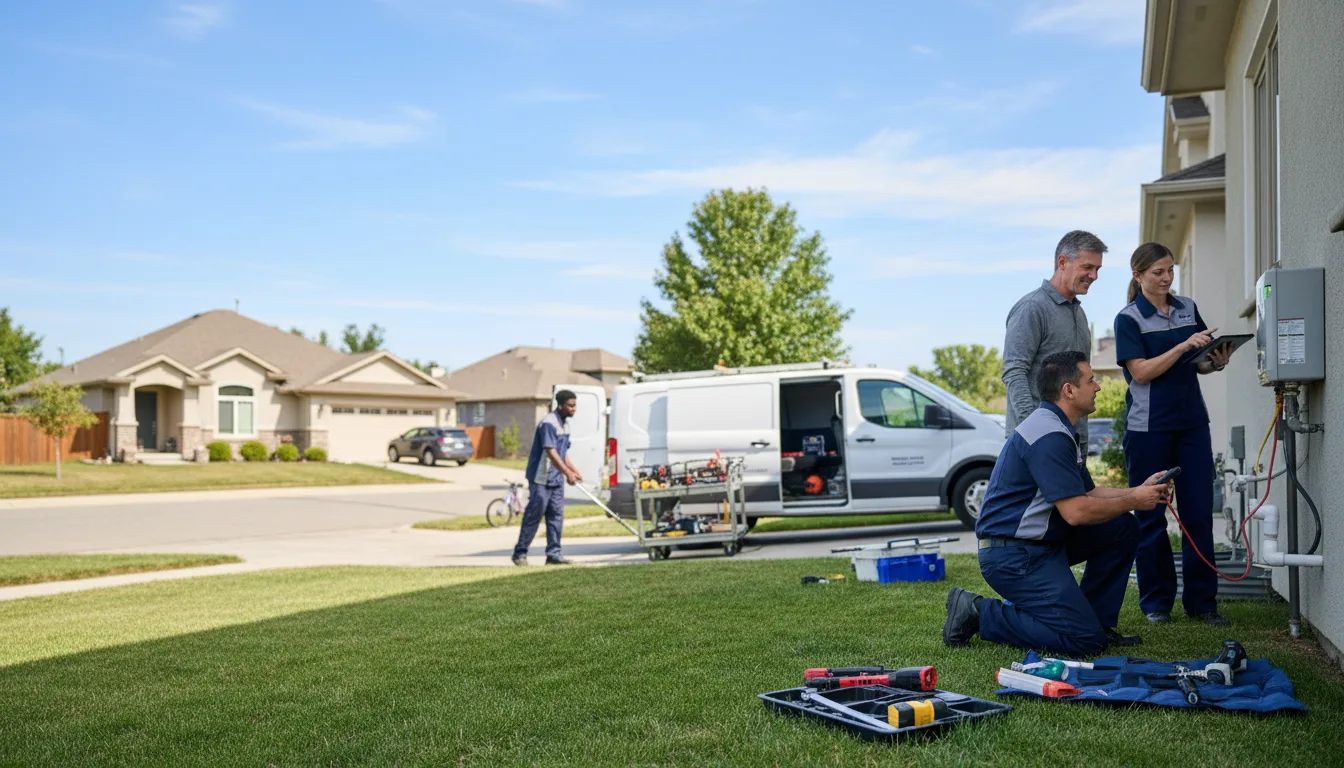 Tankless water heater service in Wales, UT